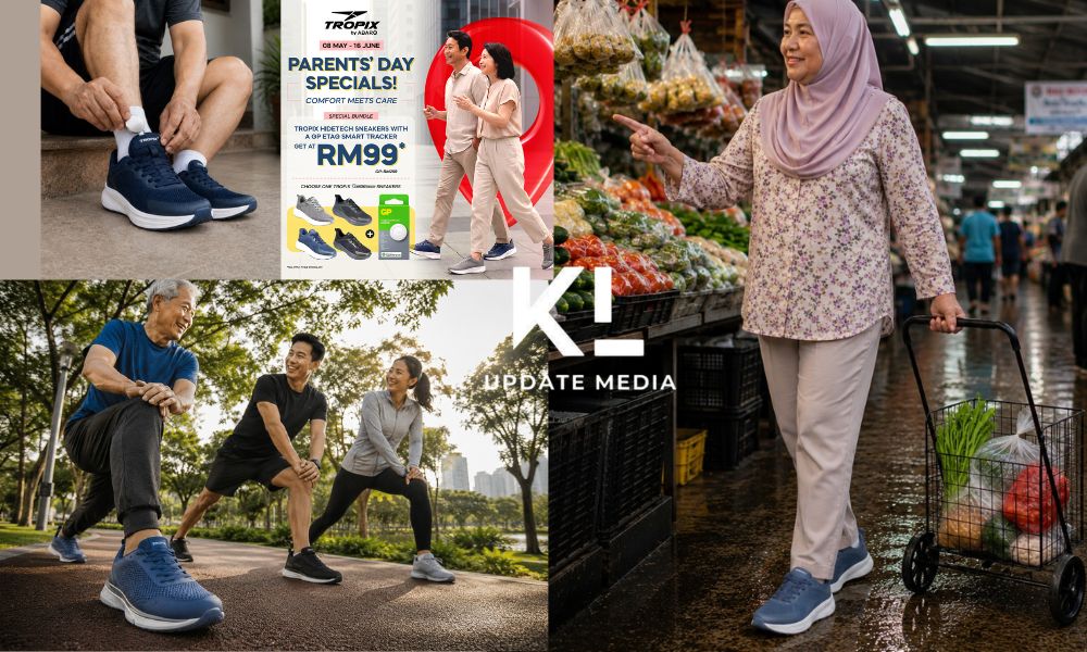 Tanda Cinta Pada Ibu Ayah, Tropix Hidetech Sneakers ABARO Hadiah Istimewa Demi Keselesaan Dan Ketenangan Dalam Setiap Langkah Insan Tersayang